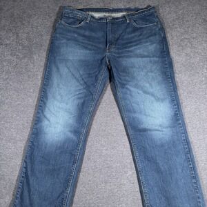 Levis 541 Jeans Men 40x32 Blue Dark Wash Athletic Taper Cotton Denim Pants
